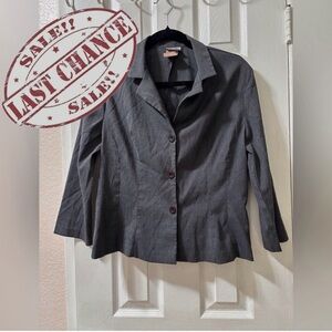 Michelle Women's L Gray Blazer